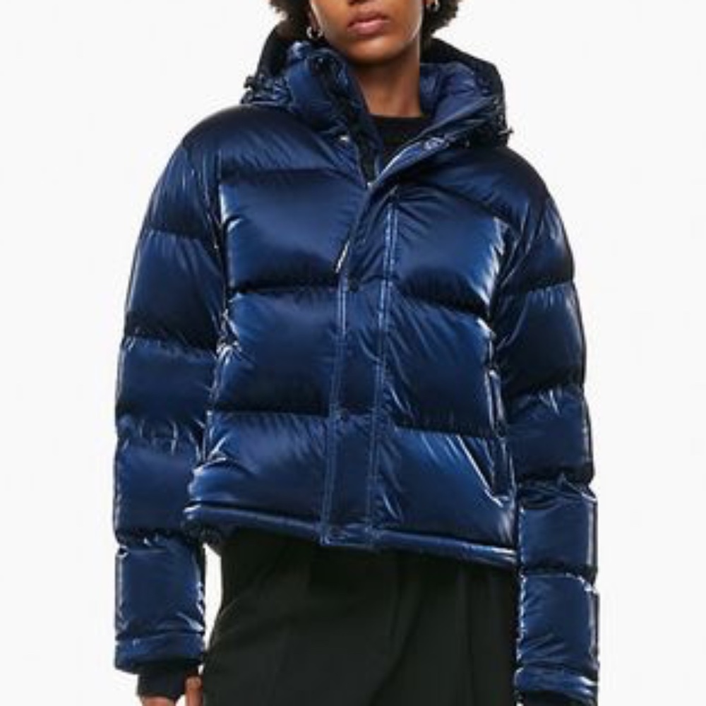 TNA Teal Puff Hooded Jacket - Picture 14 of 14